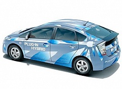 Гибрид Toyota Prius на солнечных батареях.