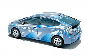Гибрид Toyota Prius на солнечных батареях. 