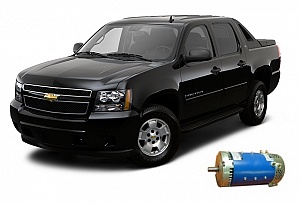 Chevrolet Avalanche с установленным электродвигателем - гибрид своими руками