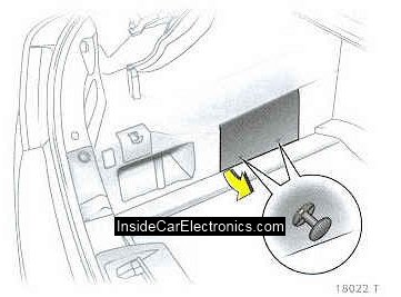 Элементы крепления (зажимы) крышки блока предохранителей в багажнике опель астра h седан
