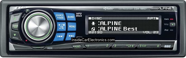 Автомагнитола Alpine CD Receiver - CDA-9857